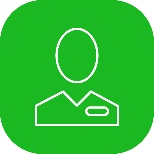 Round images with generic person